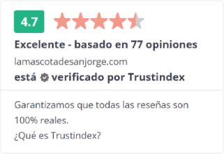 Tenemos una valoración Excelente de 4.7/5
